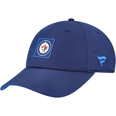  Winnipeg Jets Fanatics Authentic Pro Rink Adjustable Hat - Navy